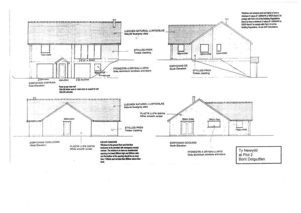Land Adjacent Maes Awel, Bont Dolgadfan, Llanbrynmair, Powys, SY19 - Image 2