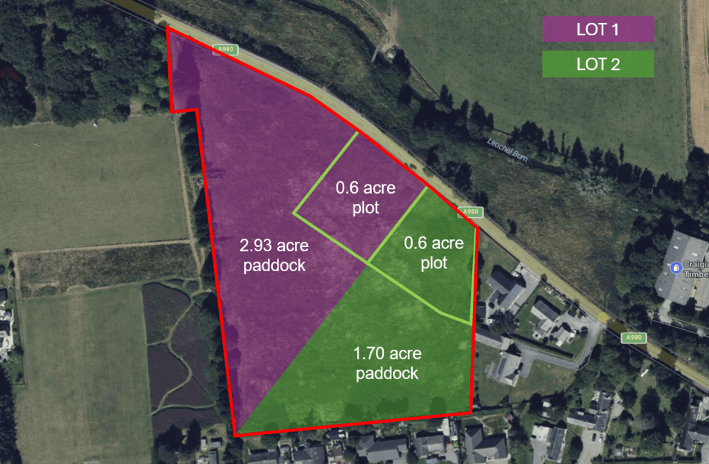 Plot 1 with Land at Muir of Fowlis, Alford AB33 - Image 1