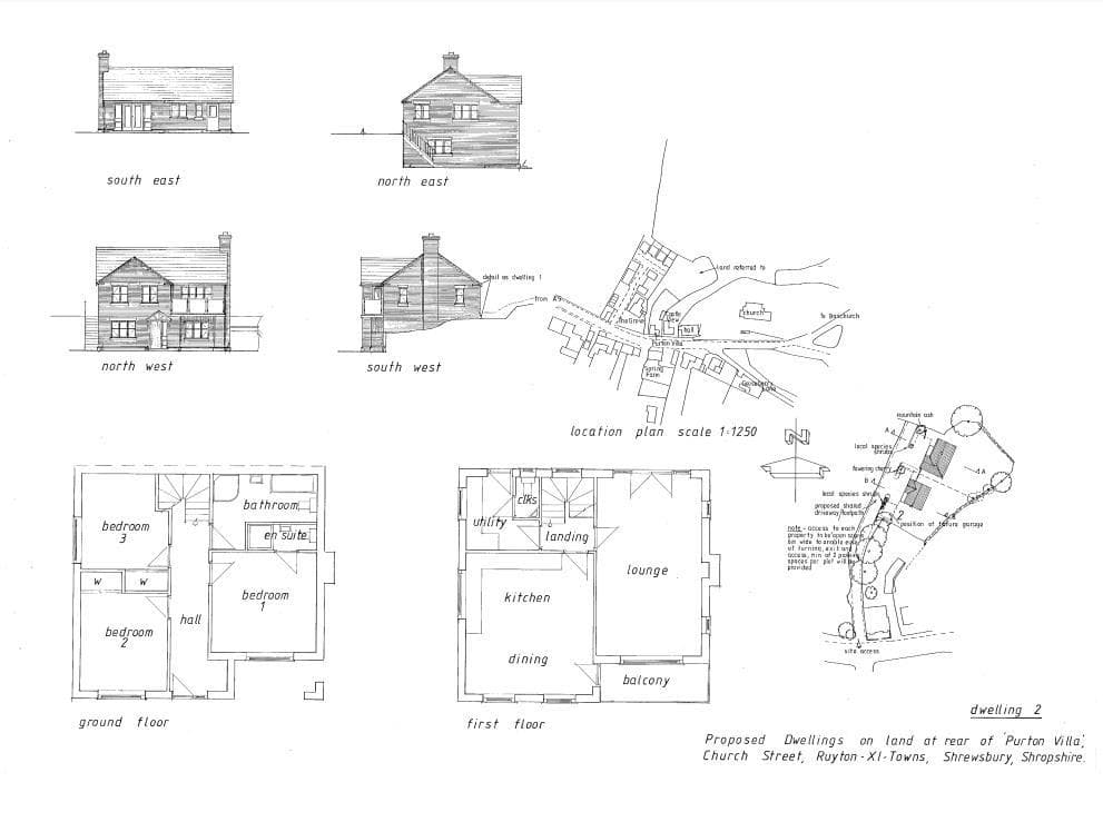 Building Land off Church Street, Ruyton Xi Towns. - Image 3