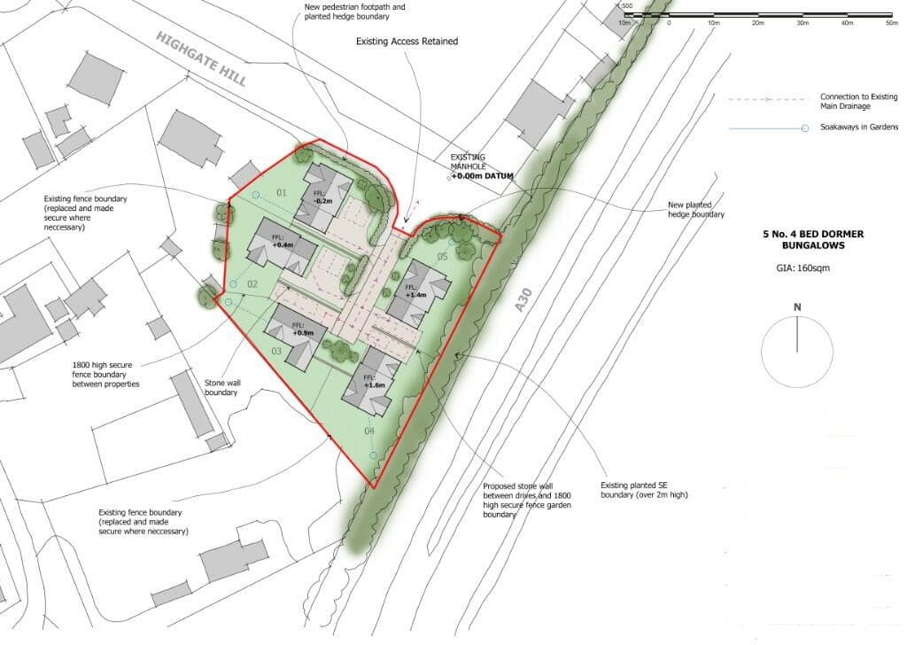 Development Site For 5 Dwellings, Indian Queens - Image 2
