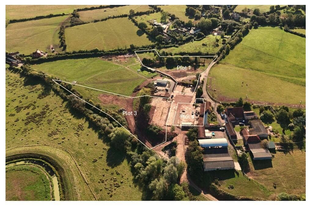 North Curry, Knapp, Hill Farm, TA3 6BE - 3 Individual Building Plots - Prices From £160,000    - Image 1